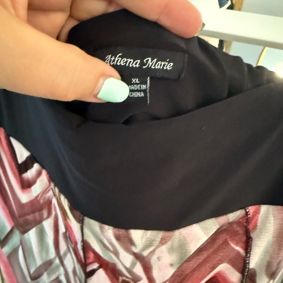 Asymmetrical Midi Skirt with Slit - Picture 5 of 5